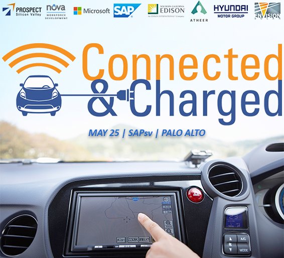 ProspectSV's tweet photo. #ConnectedandCharged is tomorrow! We'll learn from industry leaders about the future of #transportation. @SAPsv https://t.co/WqAPnq6Mk9