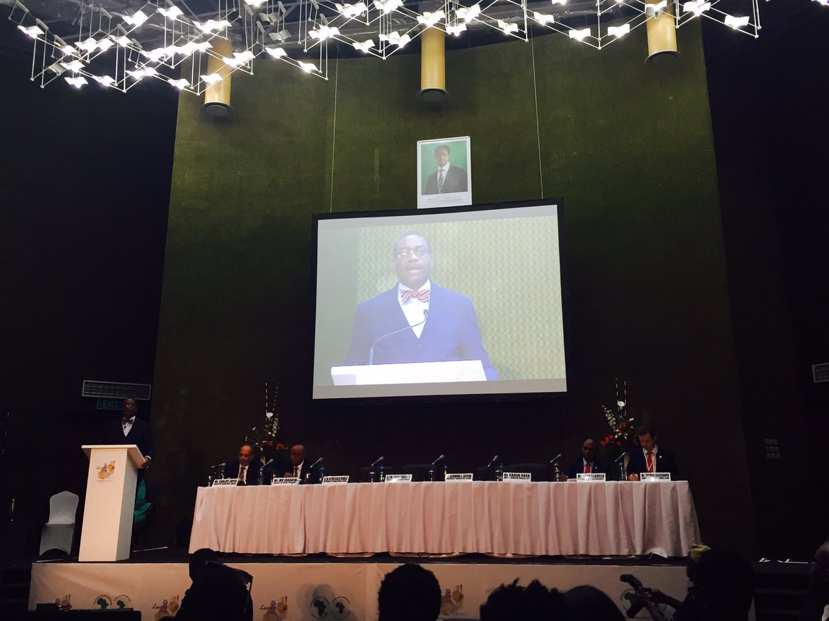 gsnyders's tweet photo. "The unemployment crisis is the most critical challenge facing Africa today." #Jobs4Africa -AfDB President Adesina https://t.co/HdF2cze9KQ