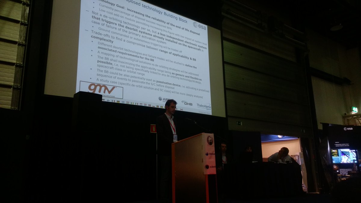 ESAcleanspace's tweet photo. The autonoumous deorbit system by @infoGMV #CleanSpaceIndDays #cleansat https://t.co/LJQkTkq03w