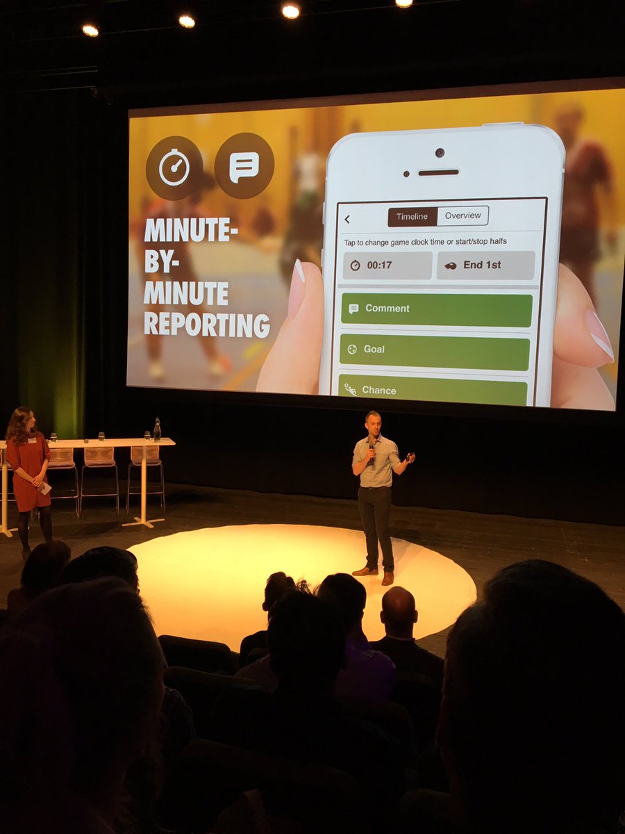 We are at Umeå Tech Arena talking about startups and Sportswik!