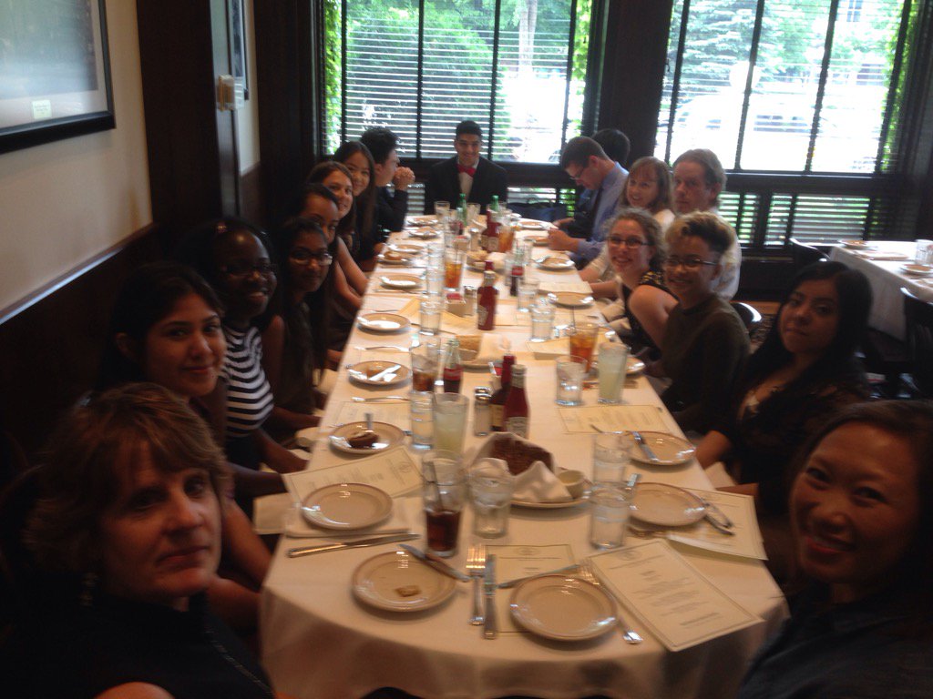 nelgrel's tweet photo. Celebrating North's first AVID cohort at the St. Paul Grille.  All have four years of AVID and are college bound! https://t.co/iIESZwuKhD