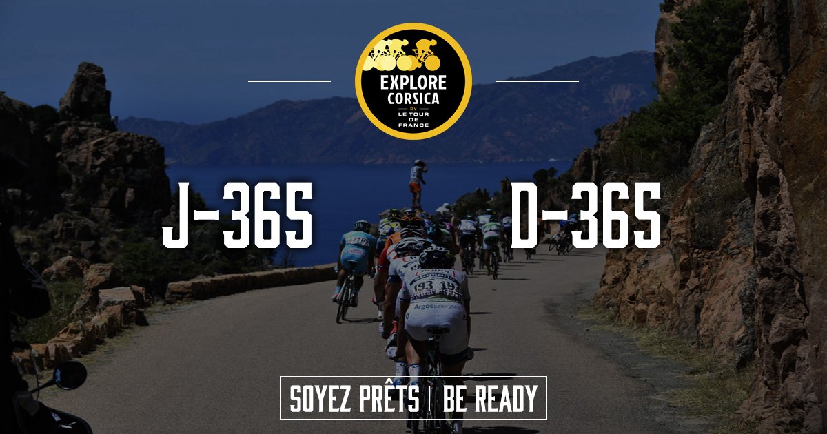 explorebyletour's tweet photo. 💥 J-365! D-365! 💥

1 an avant le début de l'aventure!
1 year before the beginning of the adventure!

#ExploreCorsica https://t.co/hH2VJbYZEu