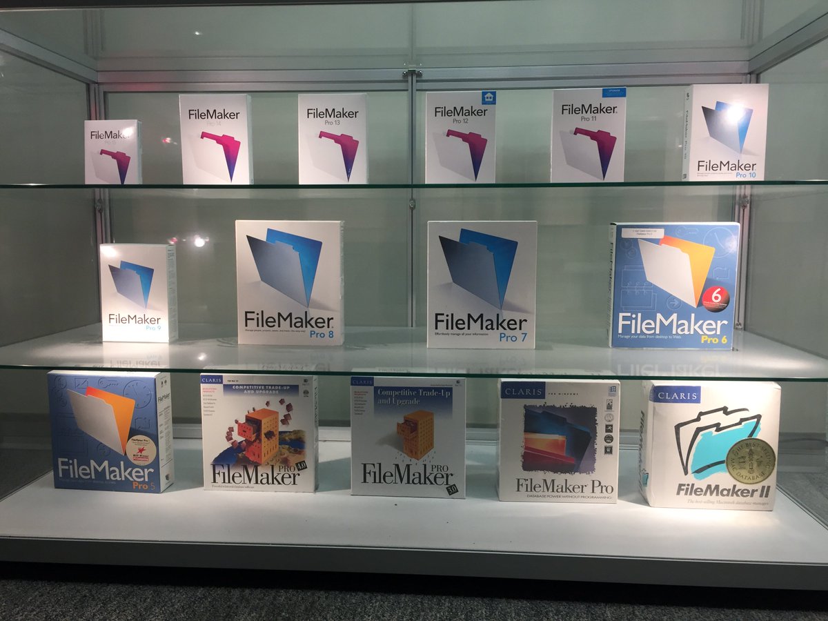 dbservices's tweet image. We recently added #FileMaker15 to our @FileMaker Museum! #FileMaker