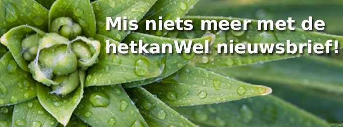 Blijf op de hoogte van groene innovaties, duurzame doeners &amp; handige tips. Meld je aan: hetkanwel.net/nieuwsbrief