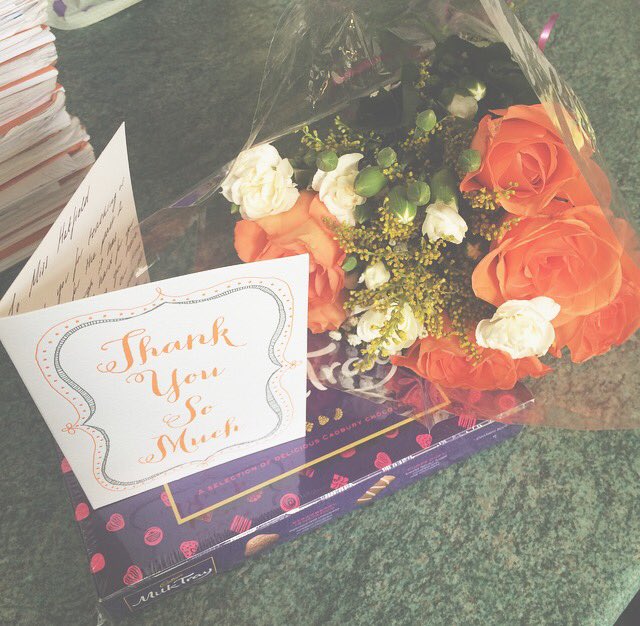 MissRHatfield's tweet photo. Lucky to have taught some amazing yr11's the last two yrs, thanks for such a thoughtful gift &amp; card from two of them https://t.co/ERpwRBM330