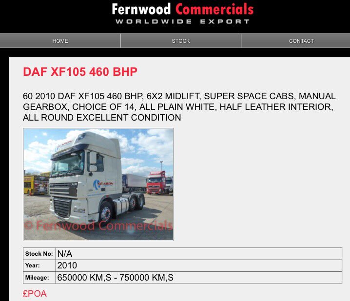 2010 Daf xf105 manual gearbox for sale fernwood commercials.co.uk #daf #forsale