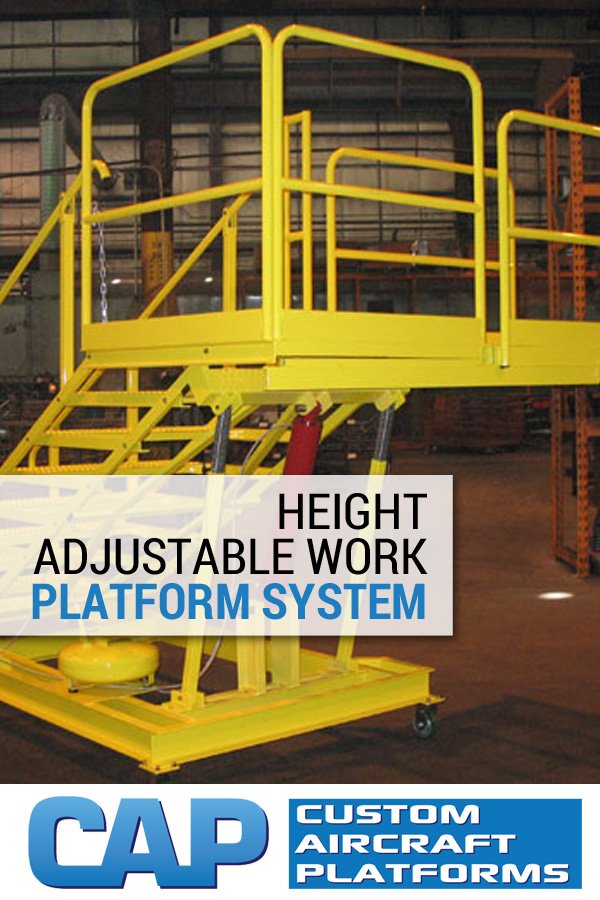 customplatform's tweet image. Height-adjustable aircraft maintenance platform from @customplatform 
#customaircraftplatforms #maintenanceplatforms