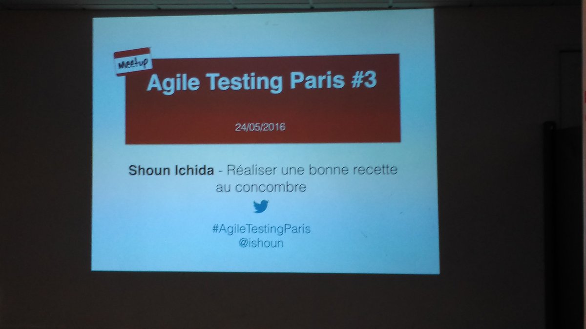 PSeguierCTP's tweet image. . Près pour la présentation #AgileTestingParis