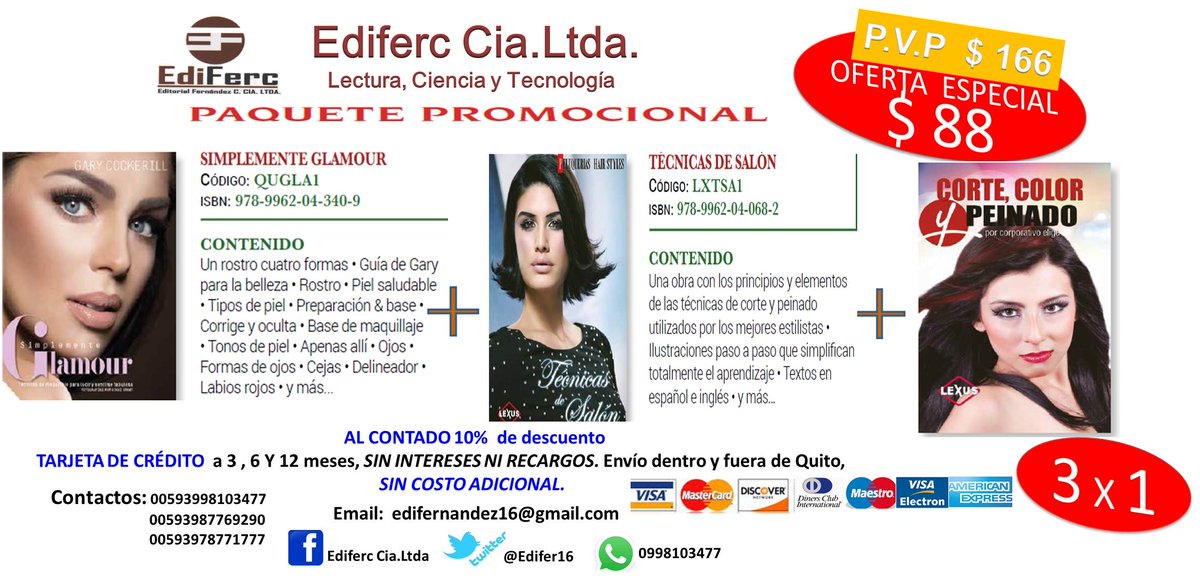 Ediferc16's tweet image. “El único lugar en que éxito viene antes que trabajo,es en el diccionario”.Vidal Sassoon.Estilista forja tu éxito!