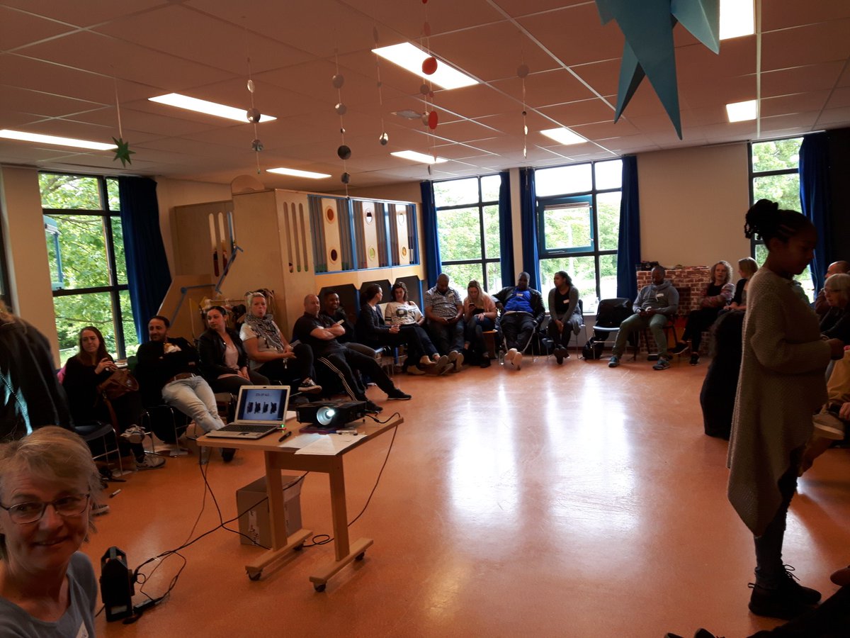 Buth_DeSchoor's tweet photo. Vanochtend methodiektraining 'Leefstijl' gehad met bijna geheel #TeamKinderen en #TeamJongeren van @deschoor! https://t.co/P4qAY9NsMs