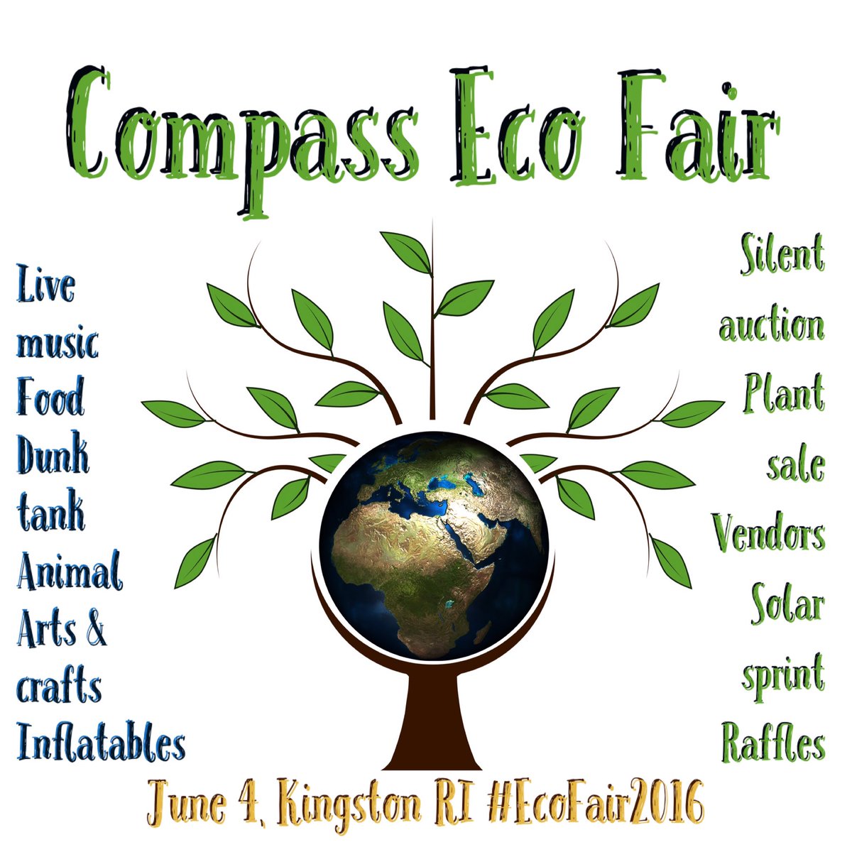 Compass_EcoFair's tweet photo. 👉🏻 Retweet &amp; be entered to win all-inclusive all-day stamp for fair activities or Eco Fair t-shirt! #EcoFair2016 #ri https://t.co/pWnDRWkP7V