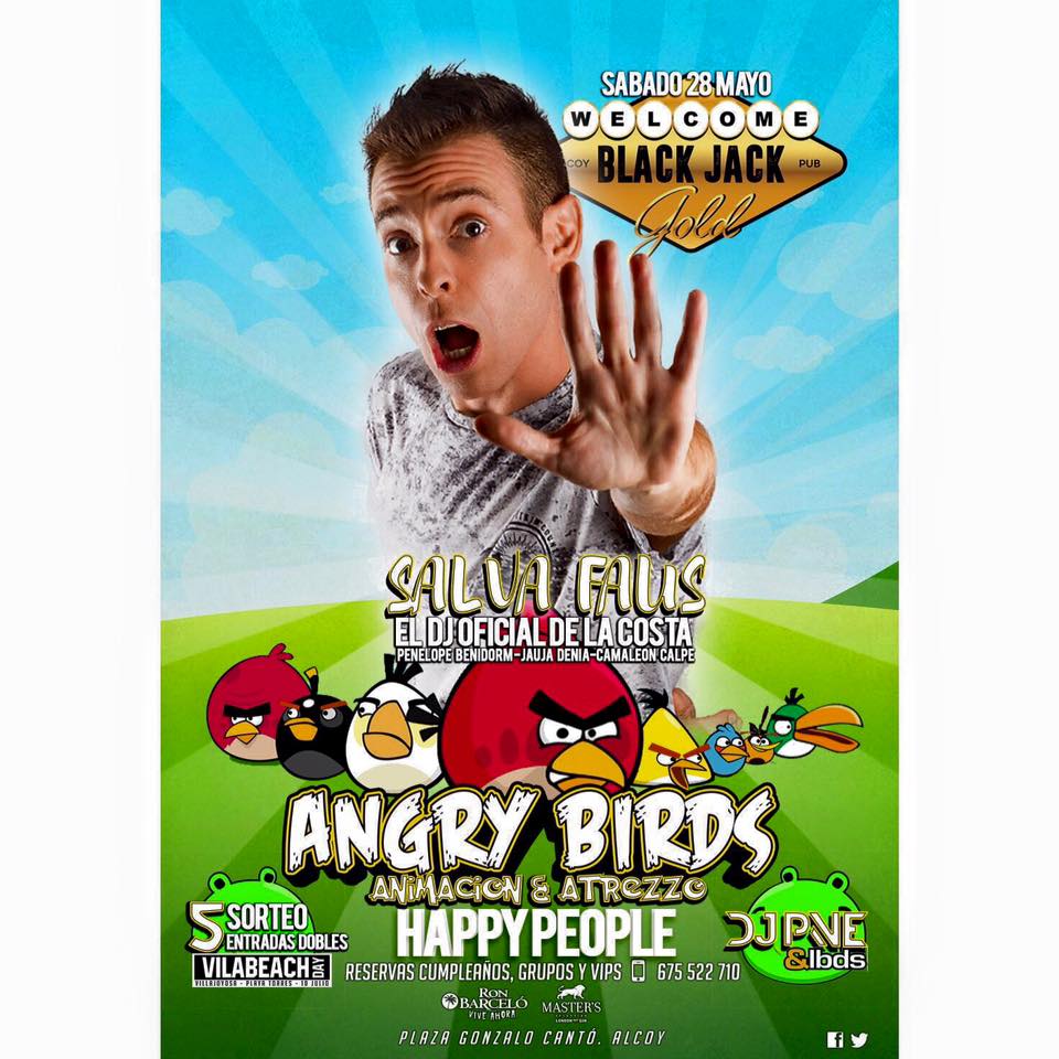 Sábado noche celebrando goles y amores en #BlackJack #Alcoi ;)