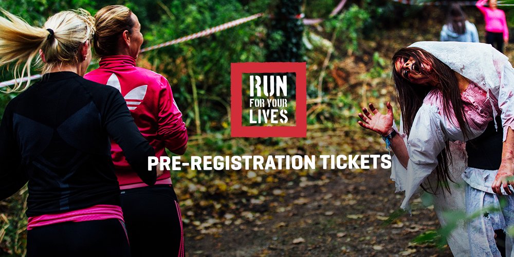 runforyourlives's tweet photo. We're back &amp; bigger than before! €20 Pre-Registration Tickets Available Now https://t.co/Xnw0fblLcl #fitness #zombie https://t.co/PkC9t9XRQ4
