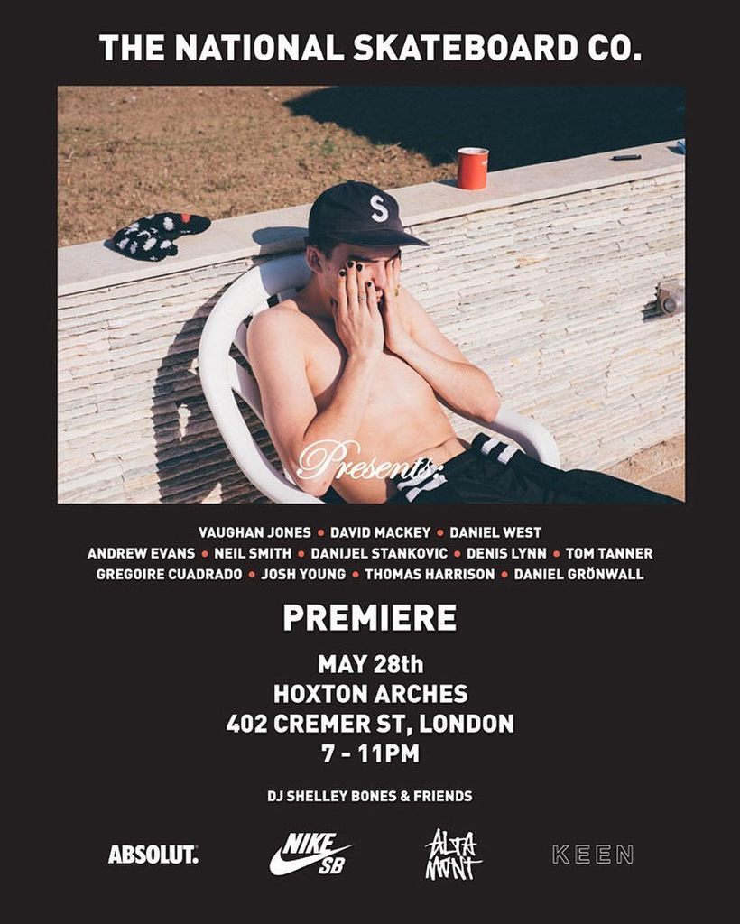 More 👀 goodies for you this week with the @thenationalskateboardco premiere happening in London on May 28th. All de…