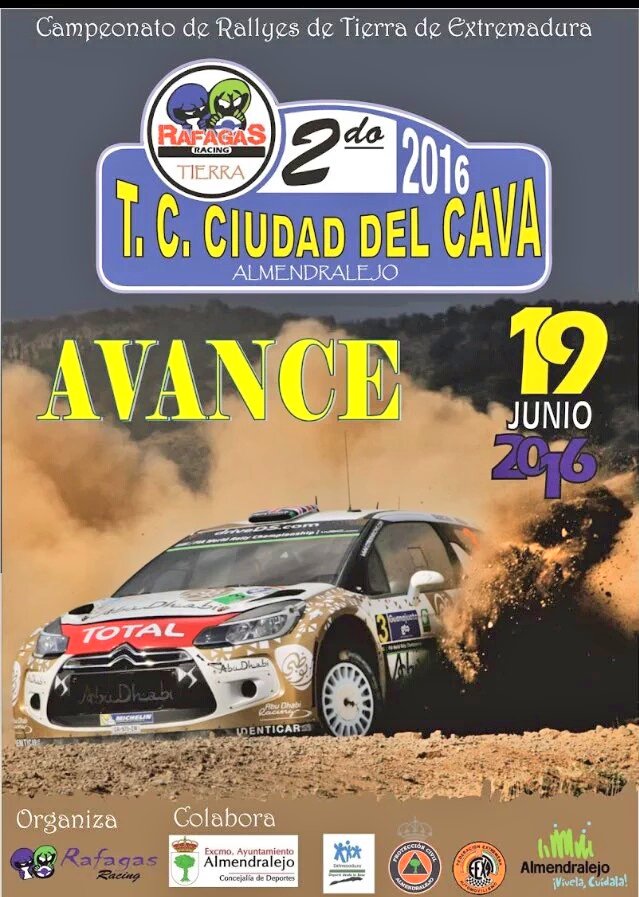 ClasicosExt's tweet photo. #CEXRT//Avance 2° TC Ciudad del Cava de Almendralejo 19 Junio 2016 Organiza @RafagasRacing https://t.co/cH8jTpu1IA