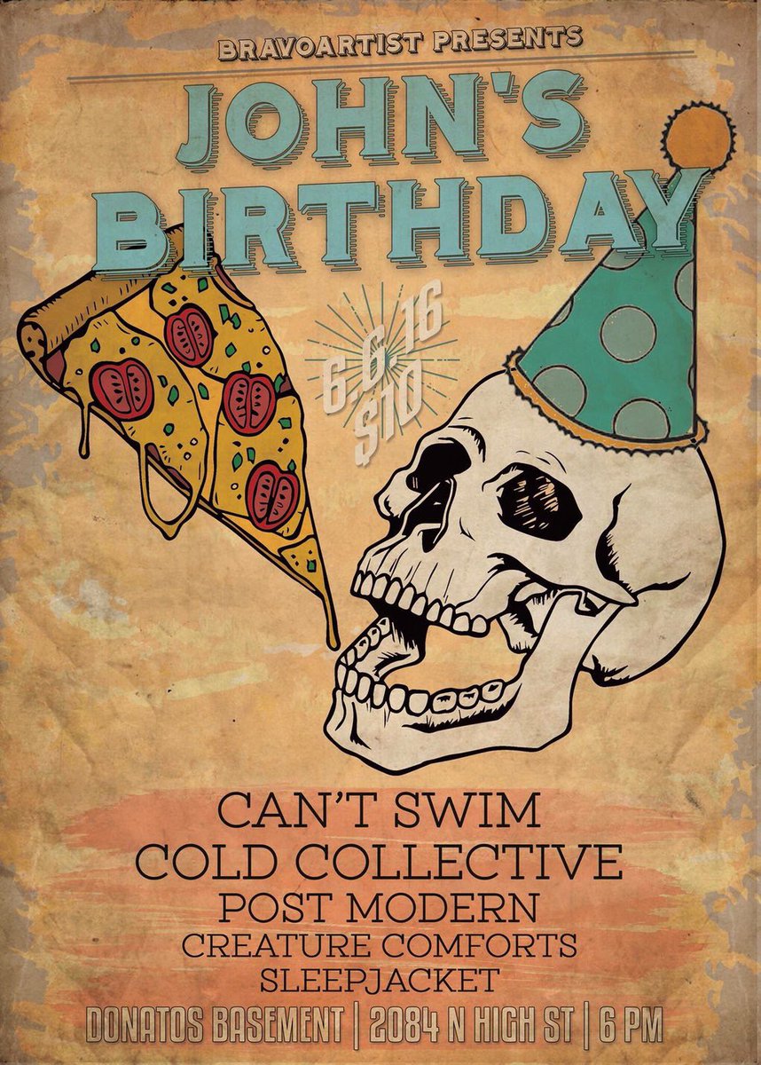 postmodernnoise's tweet photo. June 6th we play a cool show w/ @cantswim_ #coldcollective @ccomfortsband @SleepjacketOhio https://t.co/eA30lHLLov
