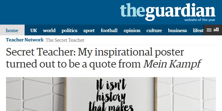 Not a Secret Teacher (@sekretteecher) on Twitter photo 