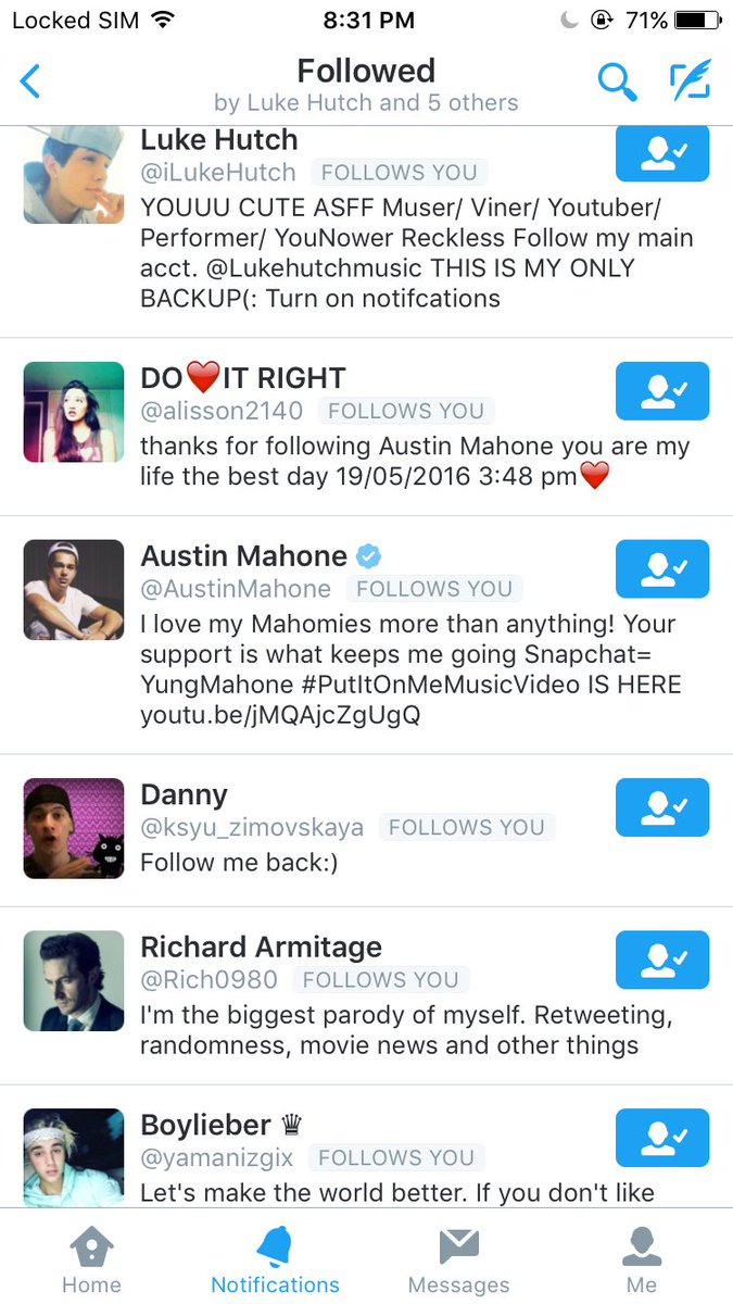 Austin mahone twitter