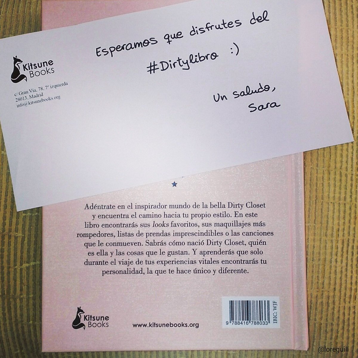 Kitsunebooks's tweet photo. RT @Loreguill: -Llegó- #eldirtylibro #dirtylibro #dirtybook #kitsunebooks #dirtyejercito #dirtycloset @dirtycloset https://t.co/CcgllOPzwd