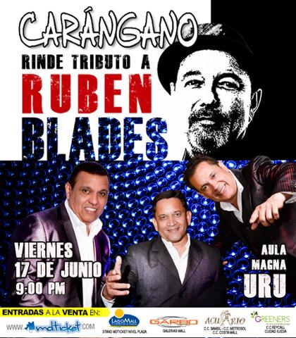 MDTicketRadio's tweet photo. .@GrupoCarangano rinde tributo y canta los éxitos de Rubén Blades >> #17Jun9pm @aulamagnauru https://t.co/kuMAp05cdi