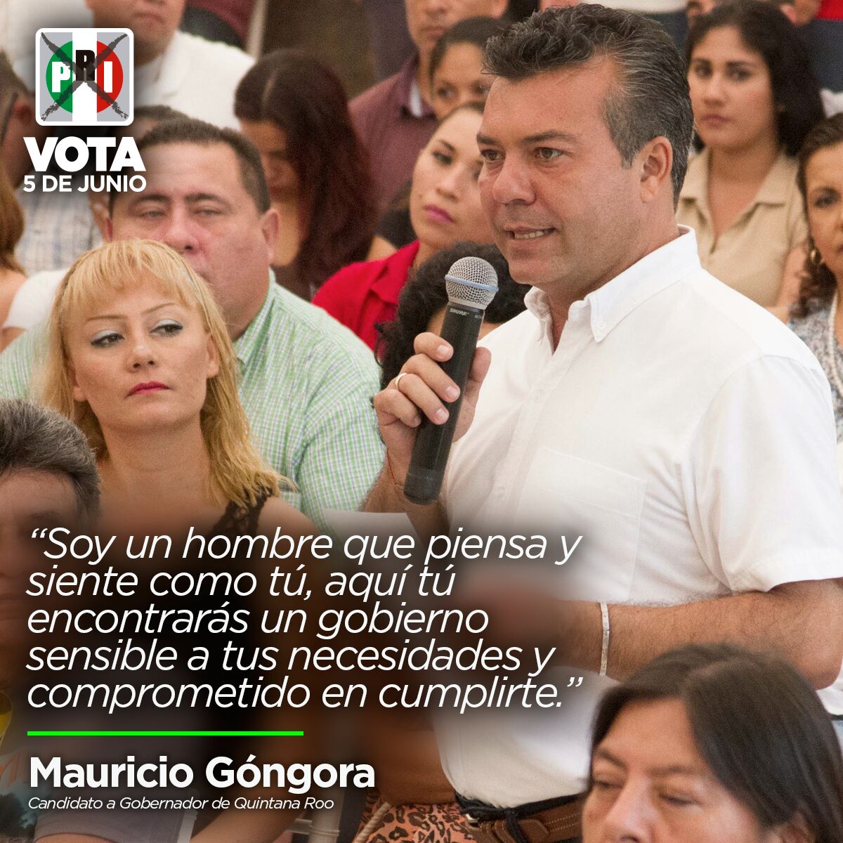MovCNOPMxQRoo's tweet photo. #MauricioPropone un gobierno sensible comprometido en cumplirte #MauricioGobernador @MauricioGongora @CinthyaOsorioG https://t.co/qArr5B8jsJ