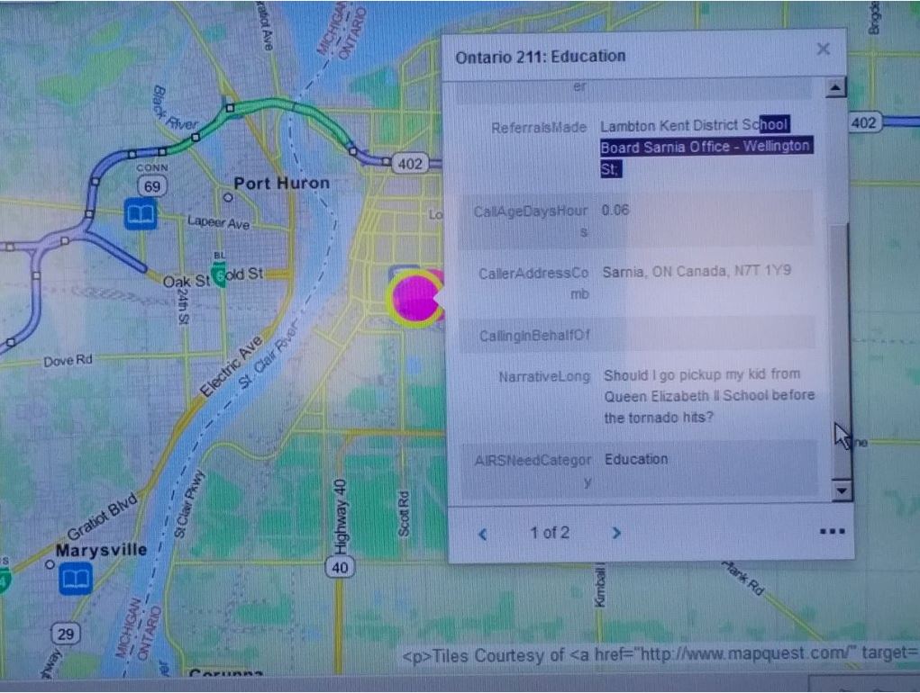 DRDC_RDDC's tweet photo. CND & US 211 info was displayed at #CAUSE4 for improved cross-border situational awareness #STTechTalk @211Ontario https://t.co/0vg0Jqd0rf