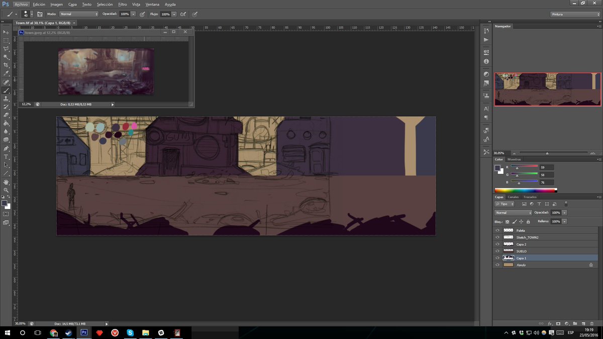 ChronicleBench's tweet photo. work work work work work 🎵🎵🎵 #gamedev #graphics #backgroundart #environmentart #art #digitalart #codeduniverse #wip https://t.co/Di71CDNKFJ