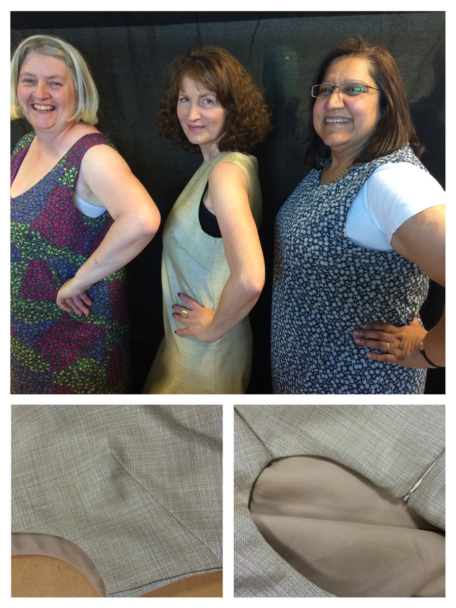 MYVOSUK's tweet photo. Fully-lined, exquisitely sewn, made-to-measure shift dresses @GloscolACL @MandyThurland #SewingBee #creativity https://t.co/J7sNcipF2y