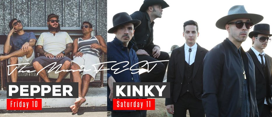 VisitaLosCabos's tweet photo. Ven a disfrutar de @pepperlive y @kinkytheband en @LosCabosOpen este 10 y 11 de Junio. https://t.co/QqKX7ewkCe https://t.co/stASNKfFn0