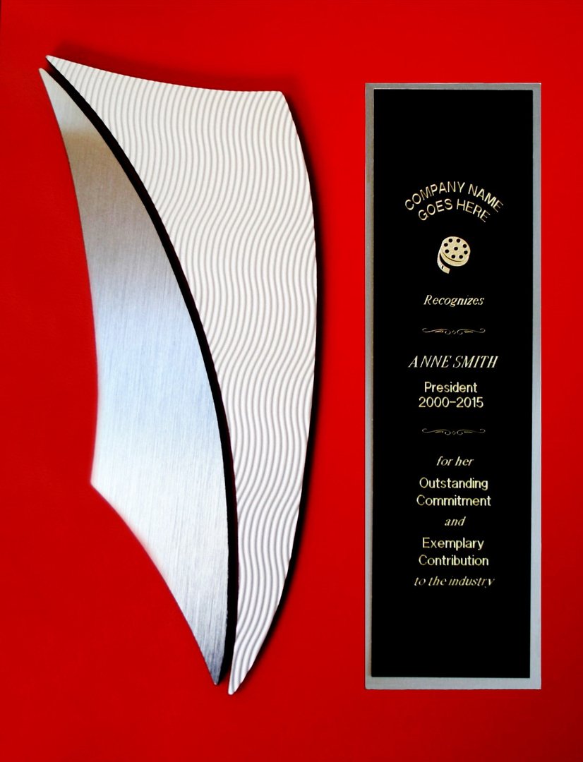 Canadian manufacturer Mag Awards builds beautiful artist inspired designer plaques of Recognition.