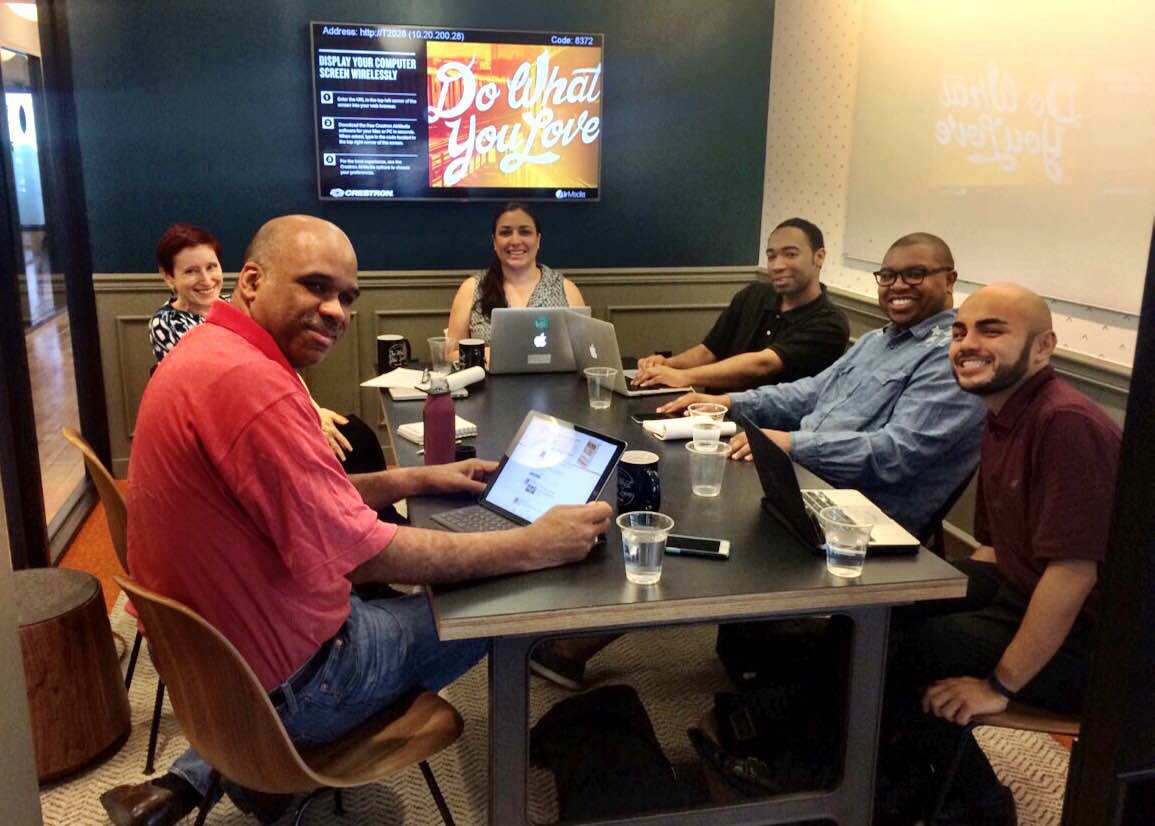 gregorycendana's tweet photo. Started off my day with an inspiring meeting w/@inclusv co-founders & staff! ❤️ these folks. 📷: @ashindi #inclusv https://t.co/rXQokZbtof