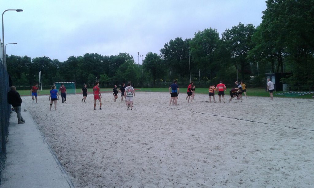 Beachtraining lekker!
