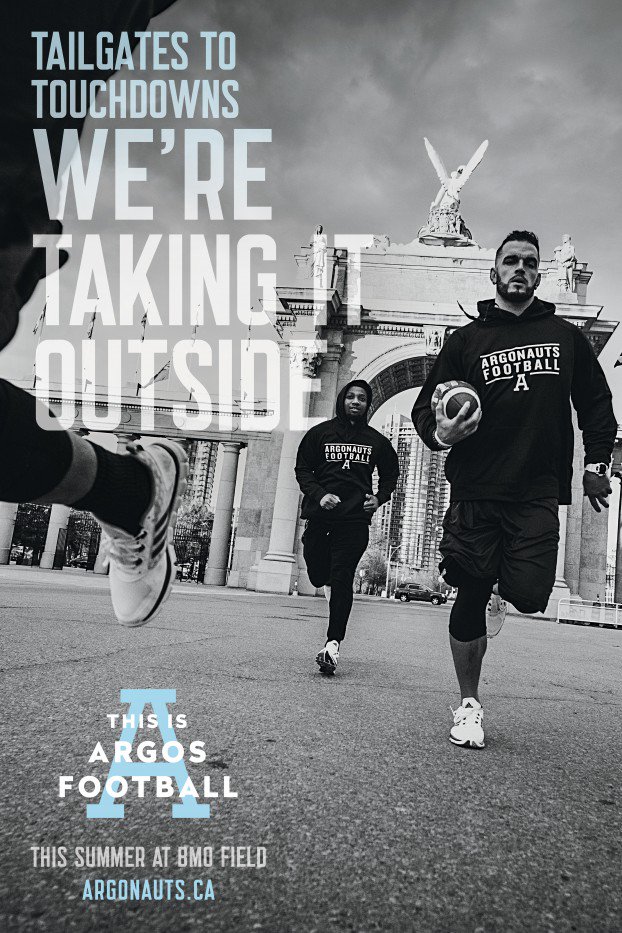 StrategyOnline's tweet photo. The Argos are capitalizing on the excitement around Toronto sports ahead of the CFL season https://t.co/LFMGrwXbvP https://t.co/pFvSHKKNXe