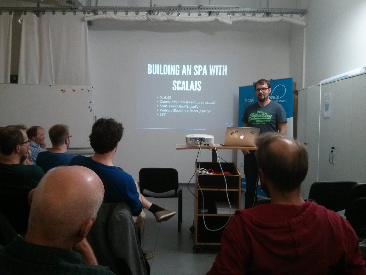 PlayBerlinUG's tweet photo. Building an SPA with scalajs https://t.co/9xggLcM05n