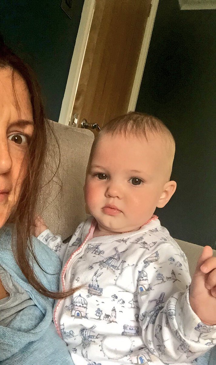 She'd just finished "styling" my hair for me 🙈