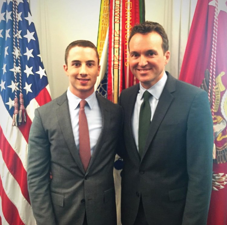outmagazine's tweet photo. Secretary of the Army #EricFanning thanks his boyfriend & is ready to #SLAY: https://t.co/i0gzs2VHTy https://t.co/CLsXd8VlJJ