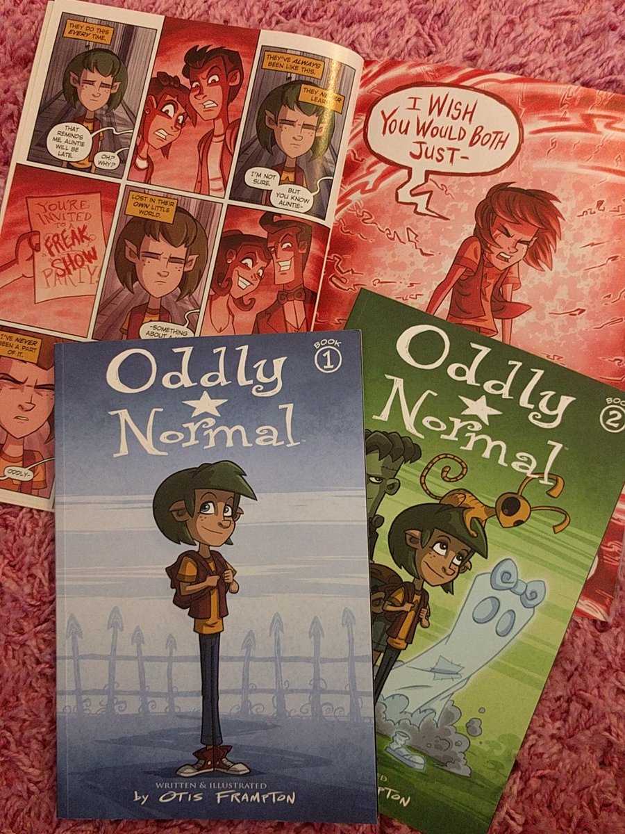 bubbles0luv's tweet photo. So far, Oddly Normal Book 1&2 are my first purchases spurred by #FCBD2016. Totes recommend. #readcomics https://t.co/PSsaALjHRD