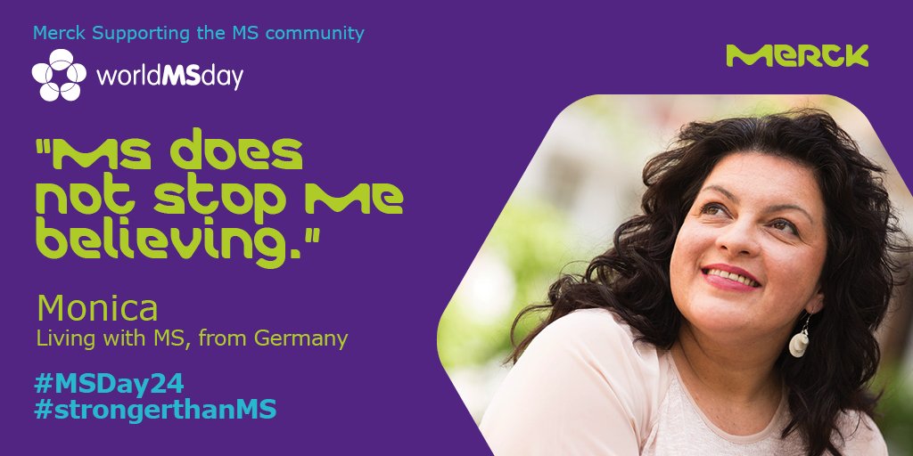 merckgroup's tweet photo. Living with MS? Tell us your story. #StrongerthanMS #MSday24 https://t.co/Rli59dUzBt