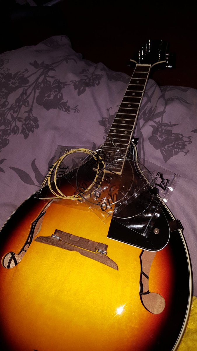 merchandiseman's tweet image. Naked Mandolin. #stringchange #adagiostrings #mandolin