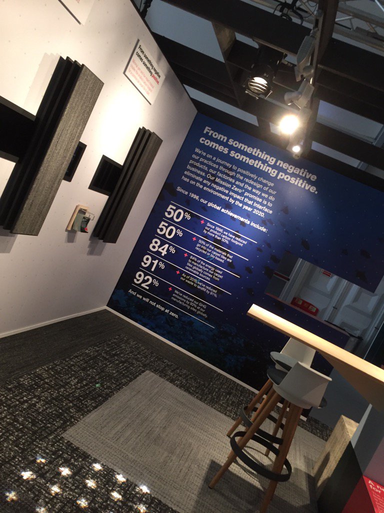 <a href="/CDWfestival/">Clerkenwell Design Week</a> <a href="/InterfaceInc/">Interface</a> key messages negative to positive sustainability and beautiful design #Vitruvius