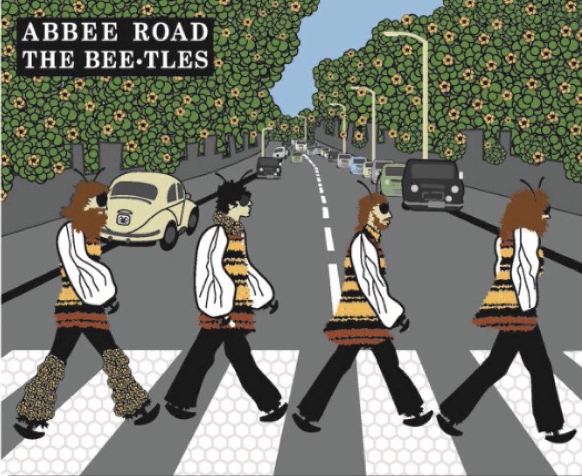 BeeProgressive's tweet photo. The long awaited BEEtles reunion? Just released today: The BEEtles, ABBEE Road
#BEEtles, #ABBEERoad,#BeeProgressive https://t.co/jZEL7TxJ64
