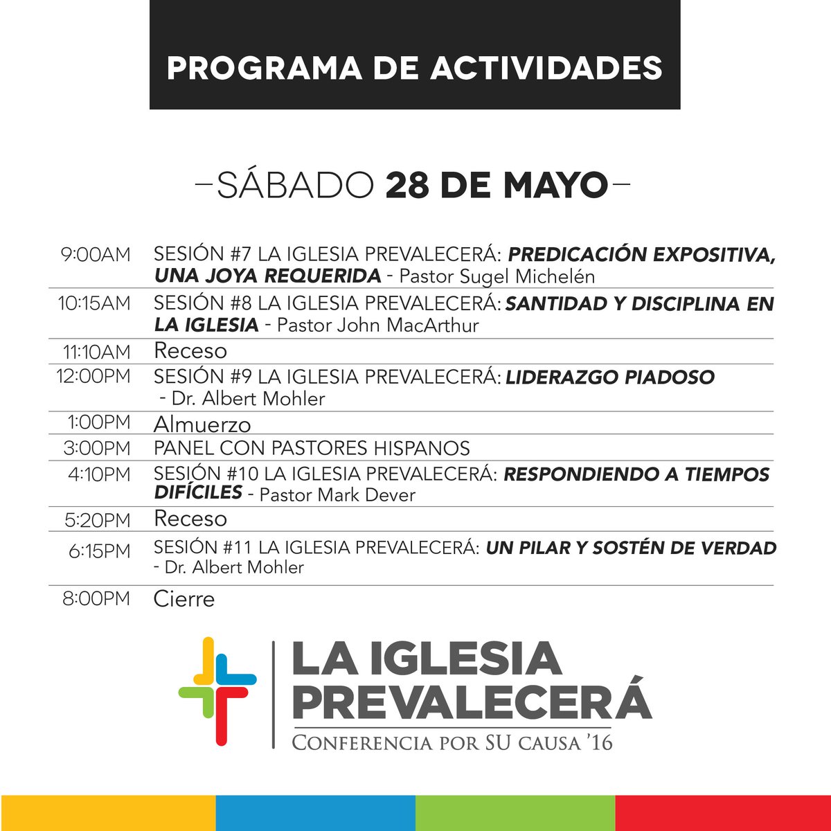 PorSuCausa's tweet photo. ¿Ya conoces el programa de la conferencia? Lo puedes ver en estas imágenes. ¡Corre la voz! #PorSuCausa https://t.co/xKnL4uDzt8