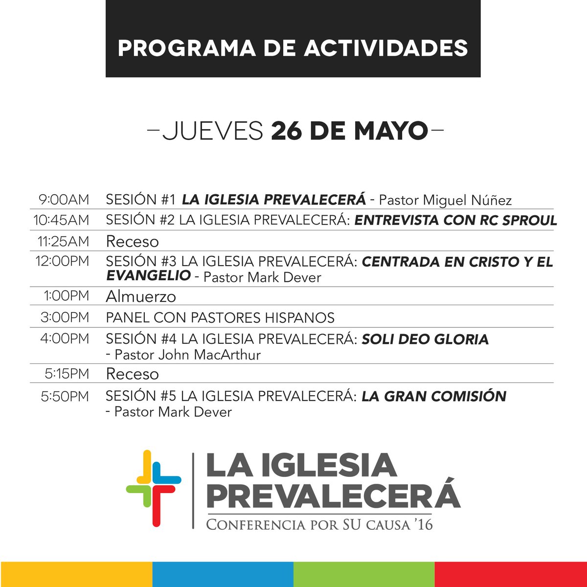PorSuCausa's tweet photo. ¿Ya conoces el programa de la conferencia? Lo puedes ver en estas imágenes. ¡Corre la voz! #PorSuCausa https://t.co/xKnL4uDzt8
