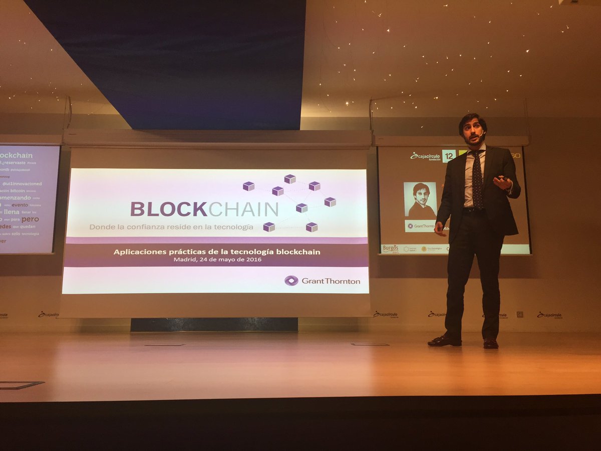 agomezdelacruz's tweet photo. @GrantThorntonSp at @TechDay60 talking about #BlockchainGT. @LuisPastorGT https://t.co/EIzcXi7tRK