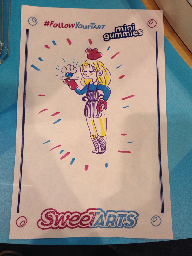 ericksmd's tweet photo. SweeTARTS and me following my passion! #FollowYourTart https://t.co/BYKiXvhmld