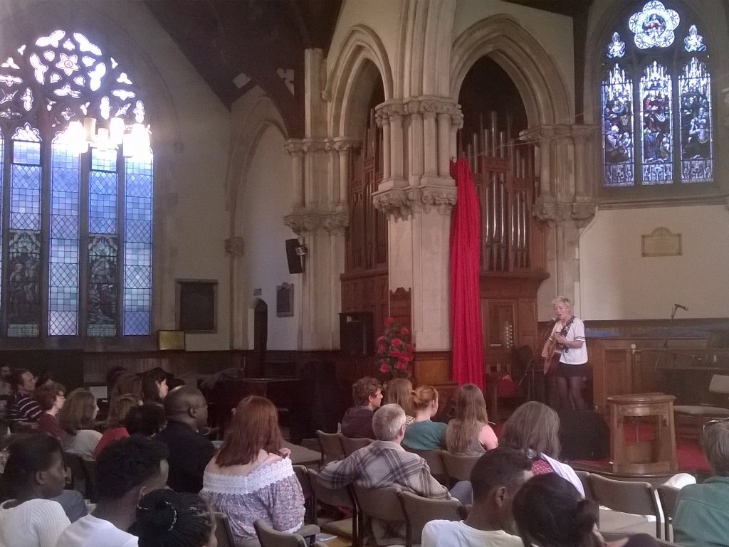 DiasporaCardiff's tweet photo. Sneak peek at #MusicWithoutBorders at @CdfTrinity #Cardiff Great live music https://t.co/2M3Tdm6Rsw