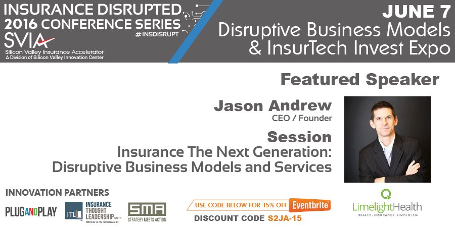SVIAccelerator's tweet image. Join @jandrew73 of @LimelightHealth at #InsDisrupt Q2 ow.ly/3hIE300lho9 #InsTech #InsurTech
