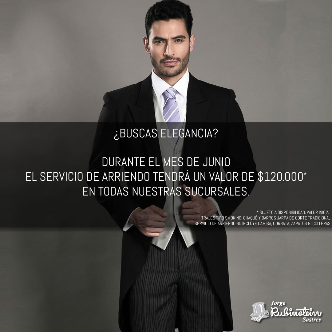 RubinsteinStore's tweet image. Amigos, pensando en todos quienes nos consultan por #arriendo de trajes. 
Les informamos lo siguiente.