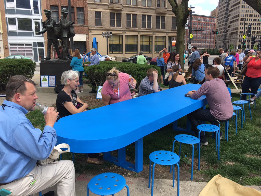 d_wasniewski's tweet photo. Birthplace of great ideas. #MKE #NOW16 @NEWaukee #BetterMainStreet https://t.co/bEvjLMIU61