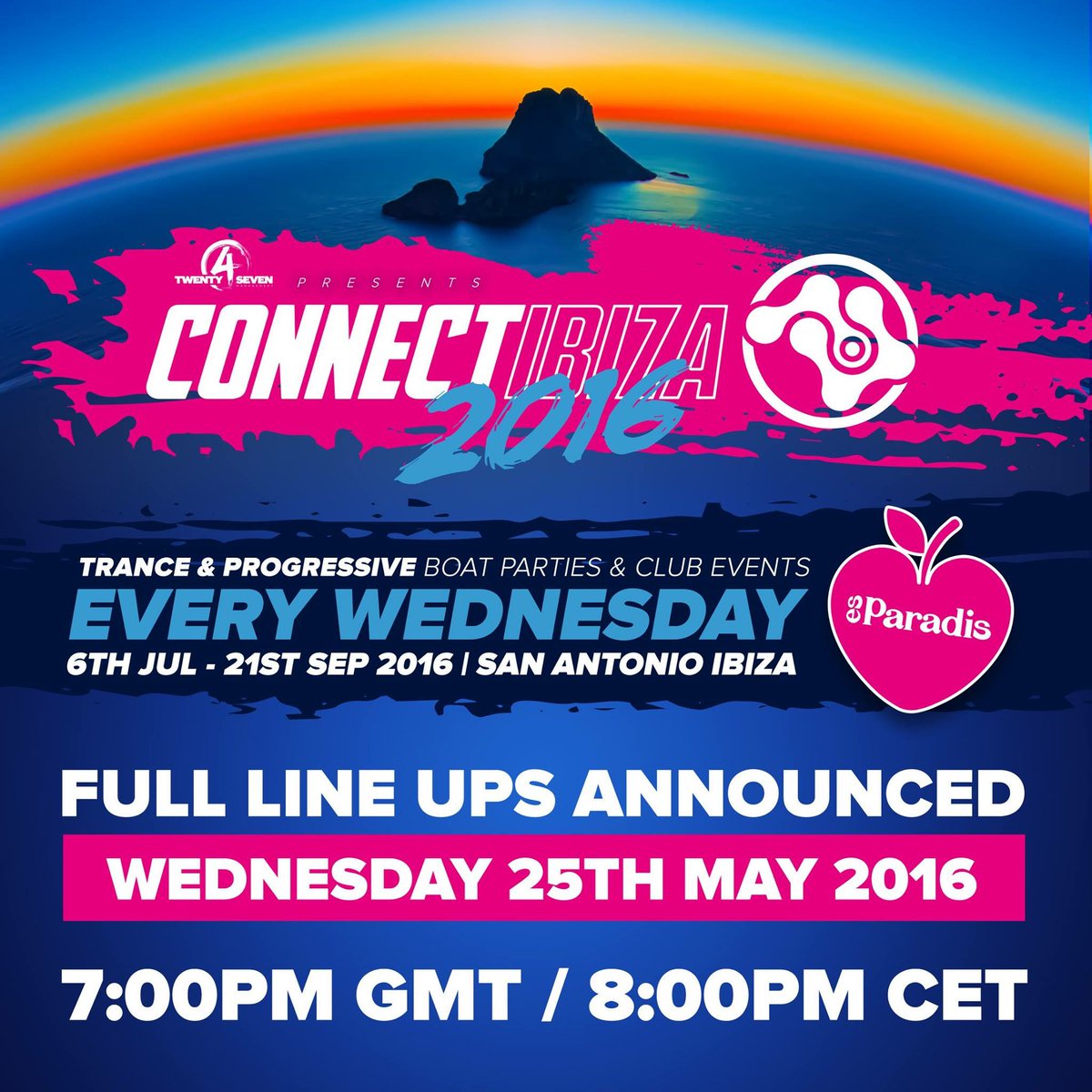 #ConnectIbiza2016 lineup announced + tickets on sale tomorrow!